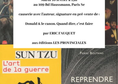 10 février au 109 Bd Haussmann
